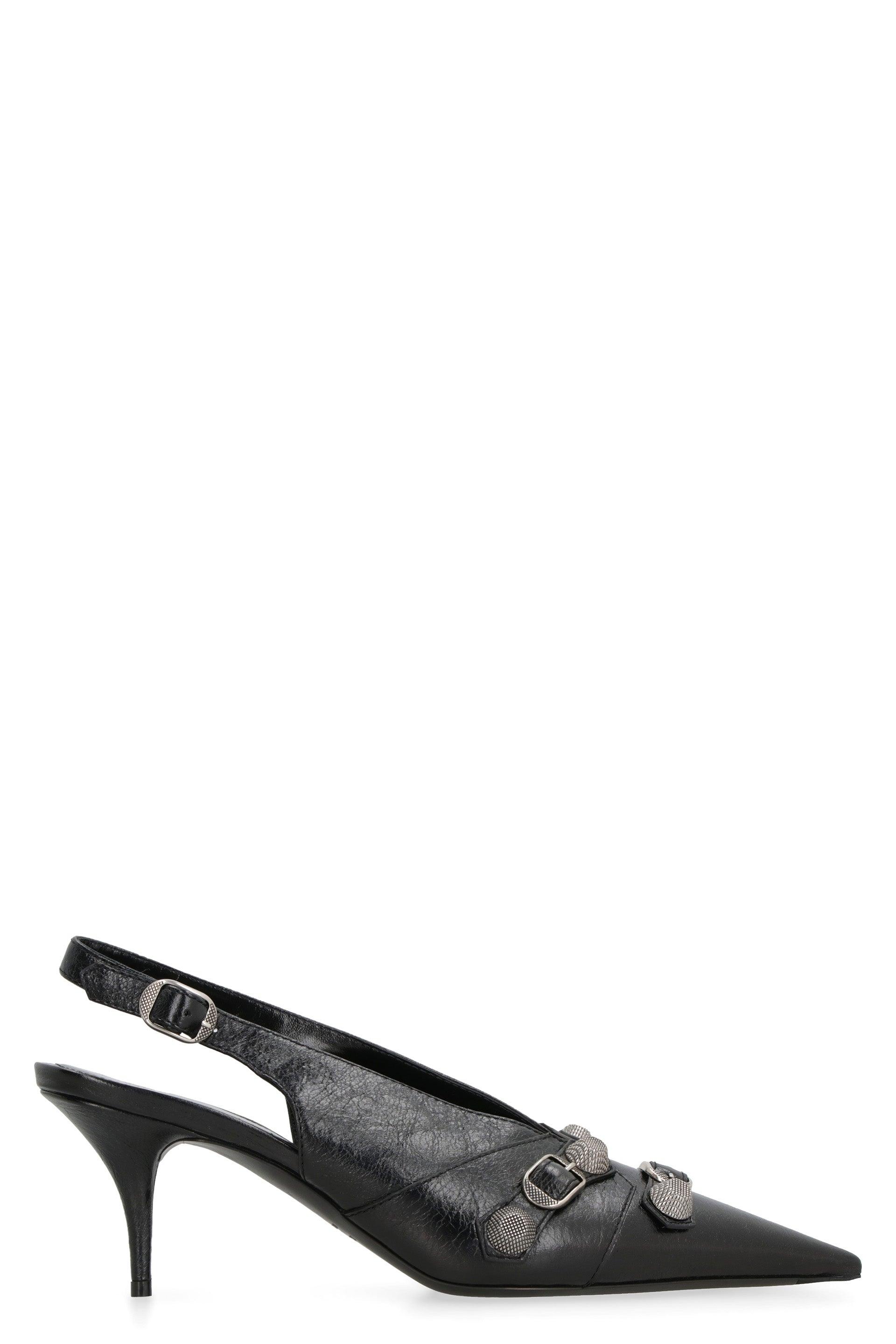 Balenciaga Cagole Slingback Pumps