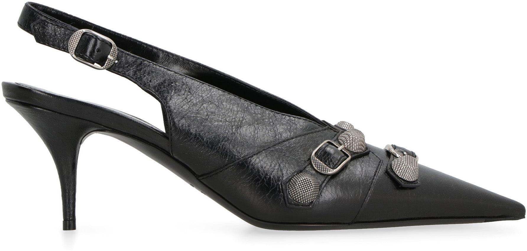 Balenciaga Cagole Slingback Pumps