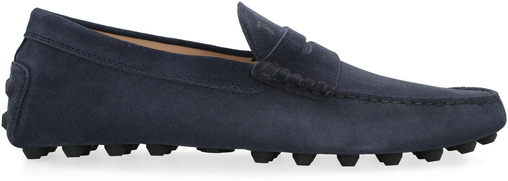 Tod's Men's Gommino Driving Loafers and Suede Moccasins in Blue