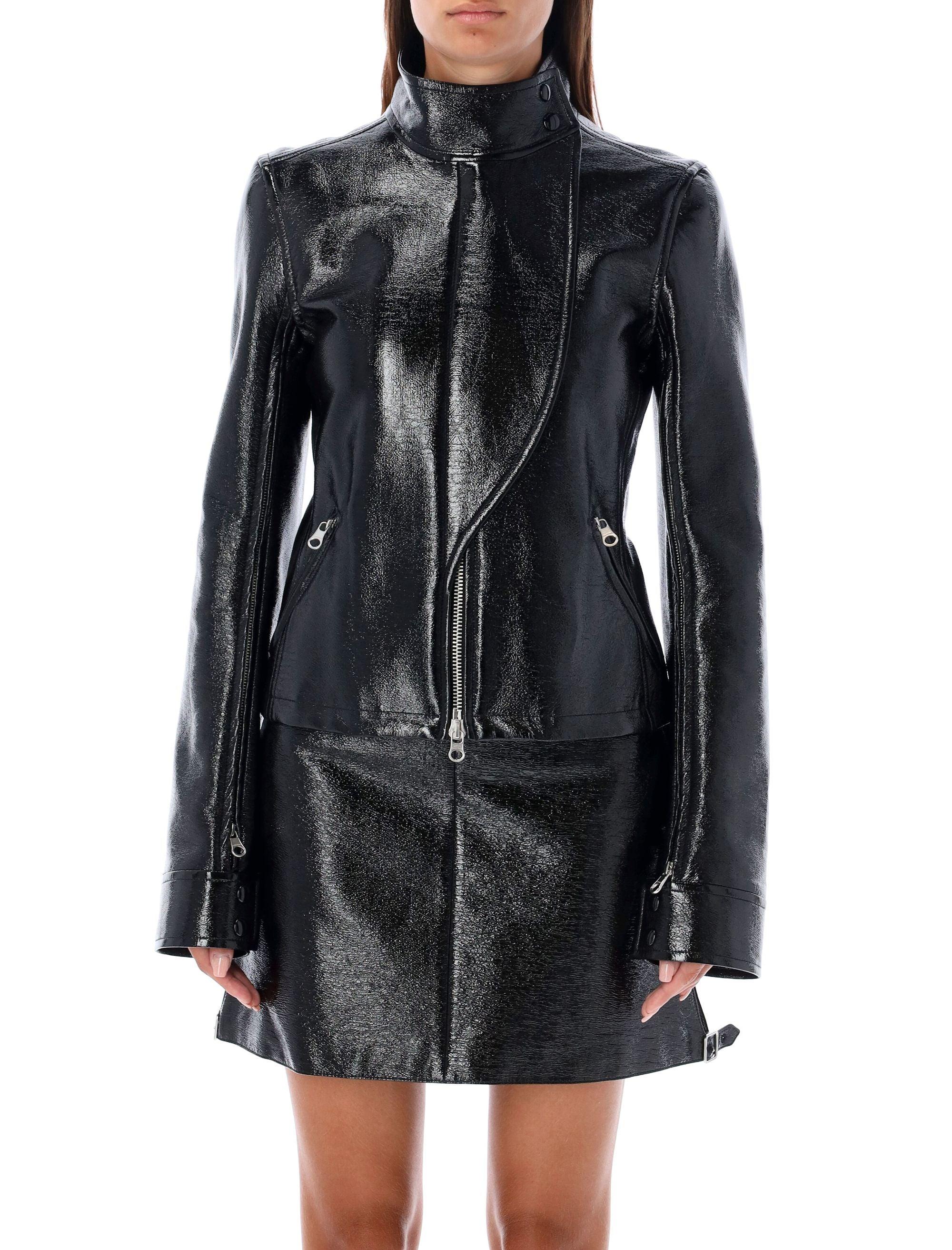 Courrèges Women's Motorcycle Vinyl Jacket