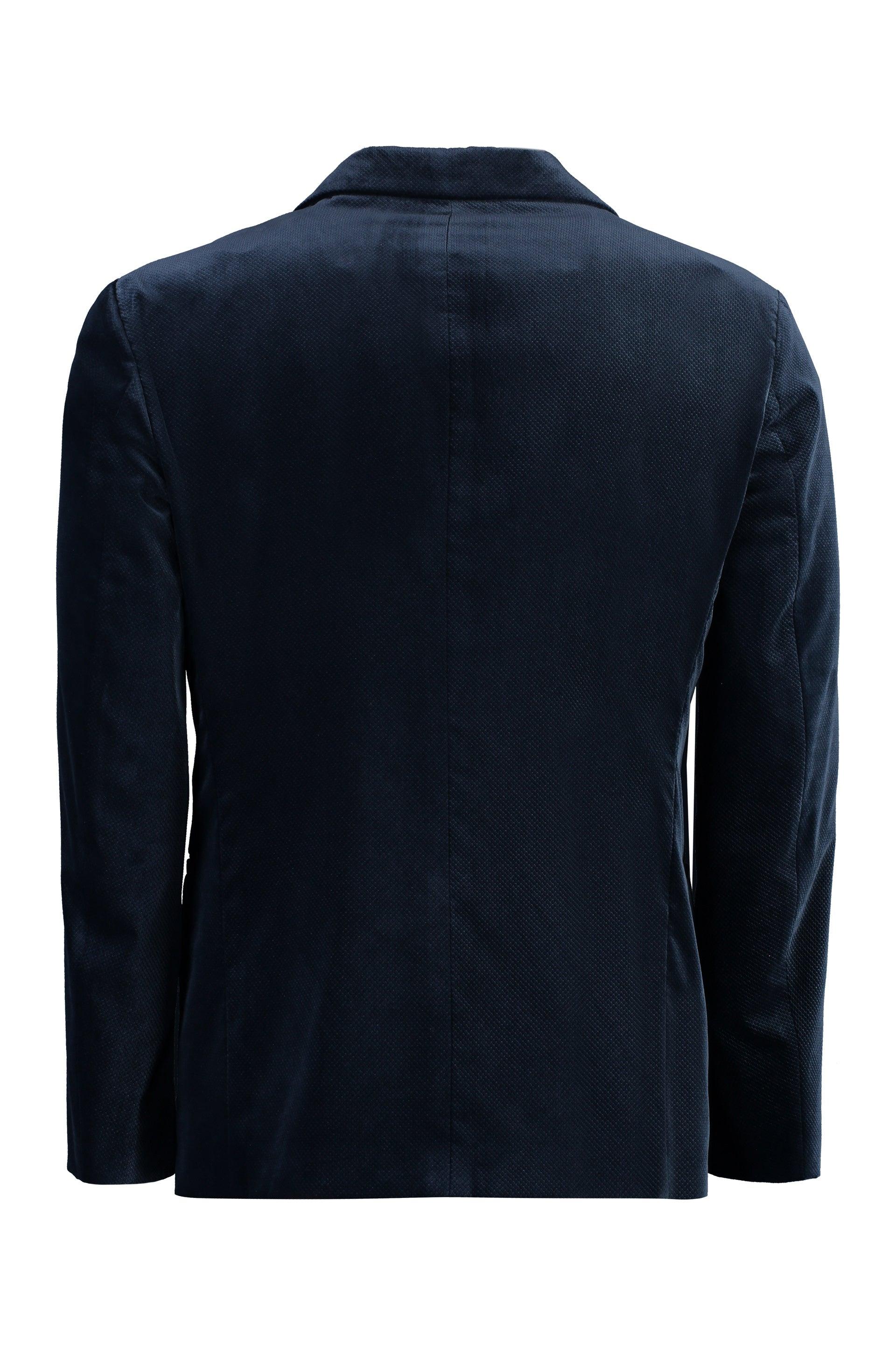 Giorgio Armani Single-Breasted Velvet Jacket