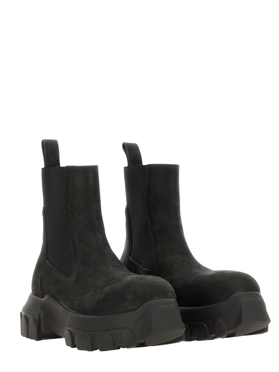 Rick Owens Women's Leather Boot in Black