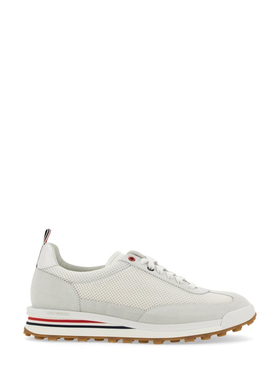 Thom Browne Men's Tech Runner Sneaker in White