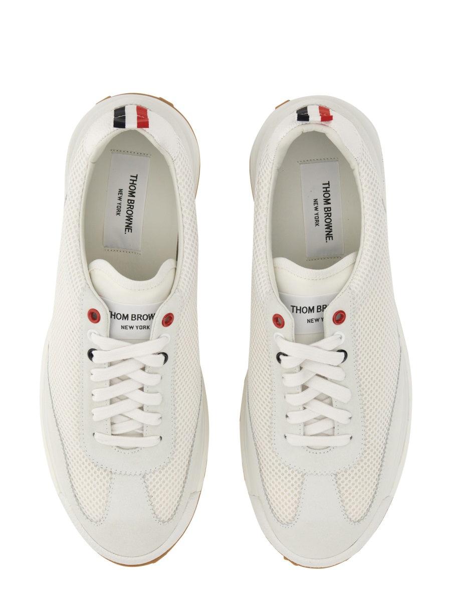 Thom Browne Men's Tech Runner Sneaker in White