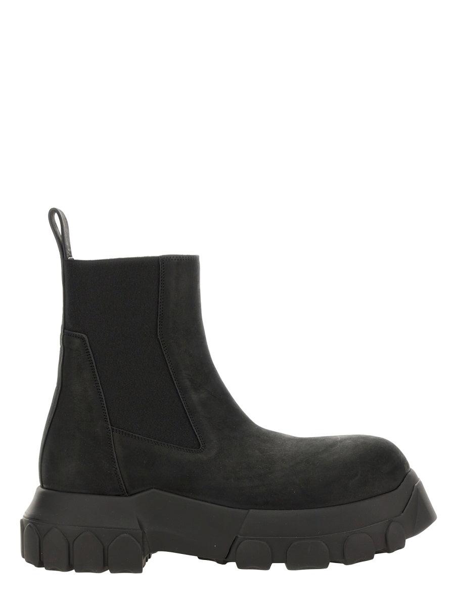 Rick Owens Women's Leather Boot in Black