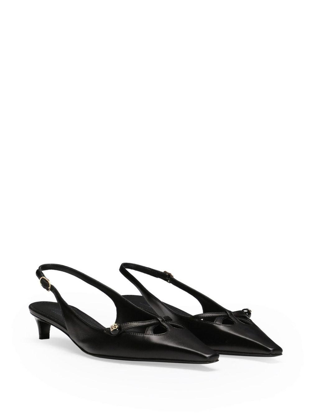 Dolce & Gabbana Women's Tassel Slingback Shoe in Black