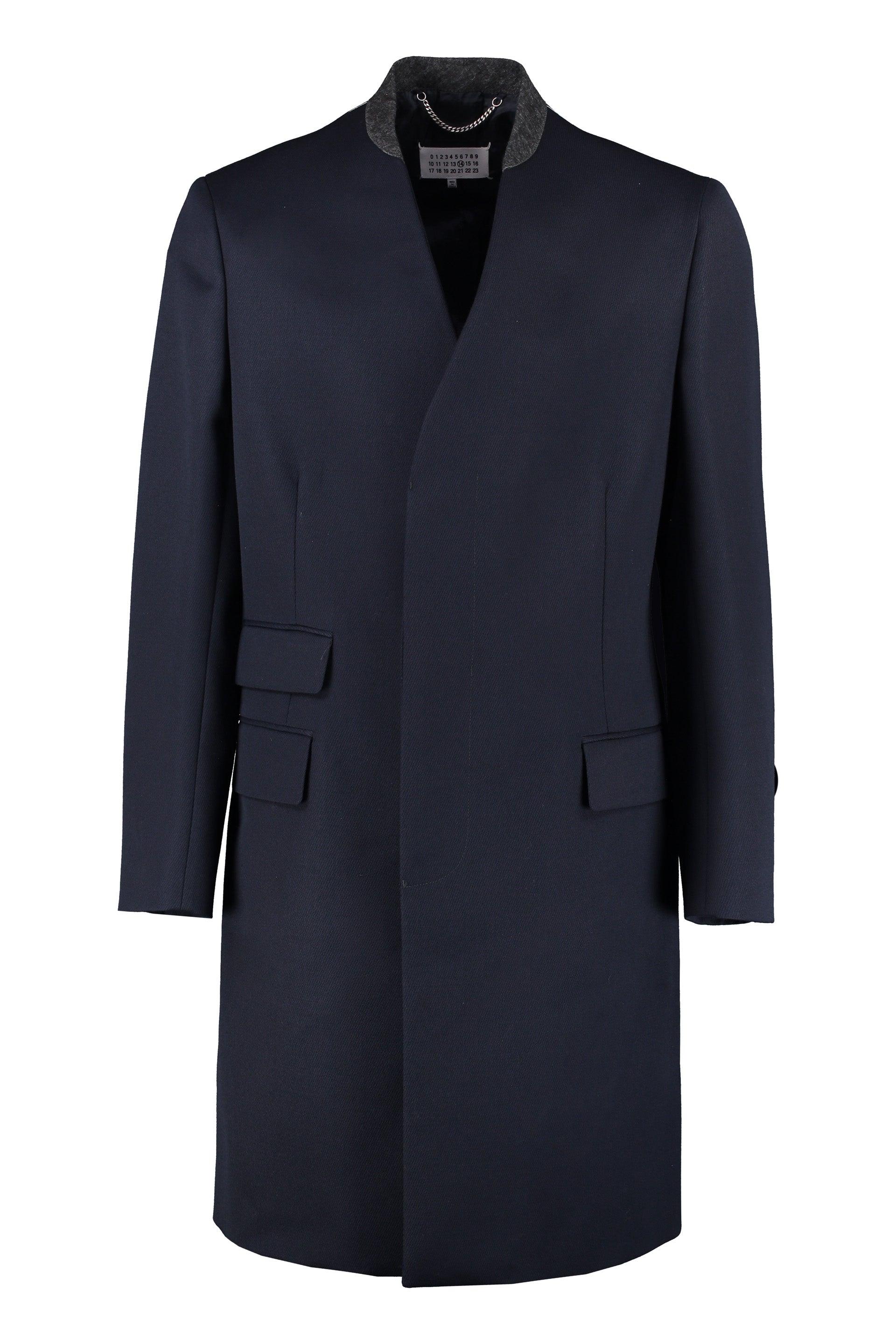 Maison Margiela Women's Single Breasted Wool Coat