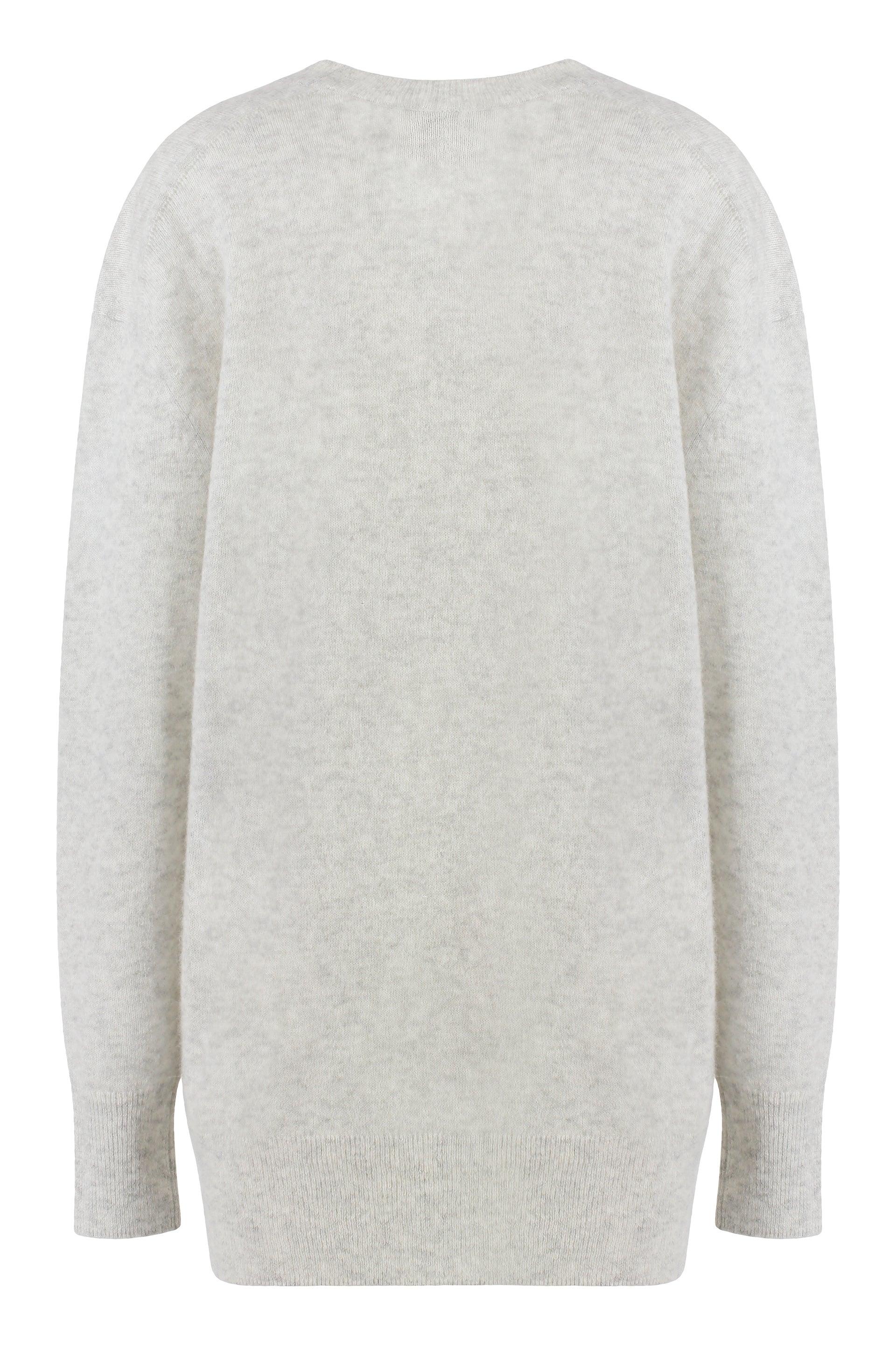 Isabel Marant Women's Larana Cashmere Blend Pullover Sweater in Grey