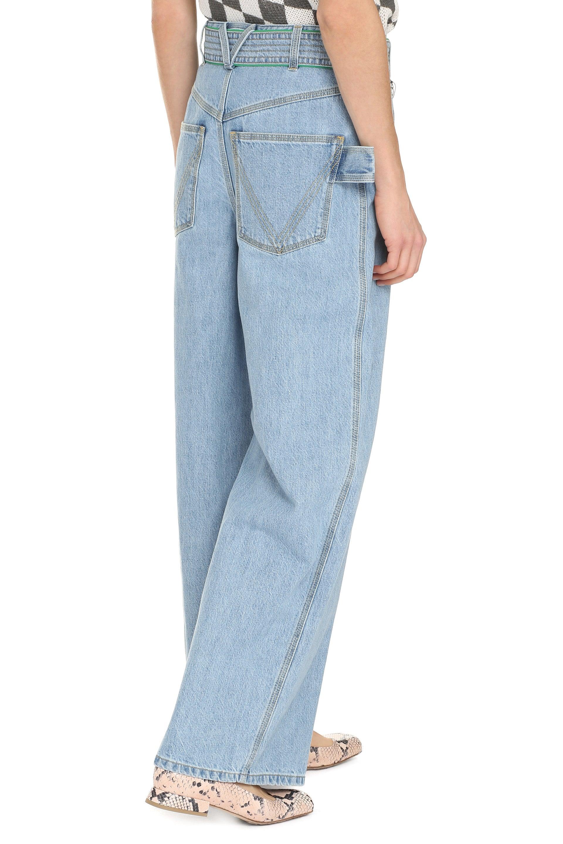 Bottega Veneta Women's Wide-Leg Jeans in Denim