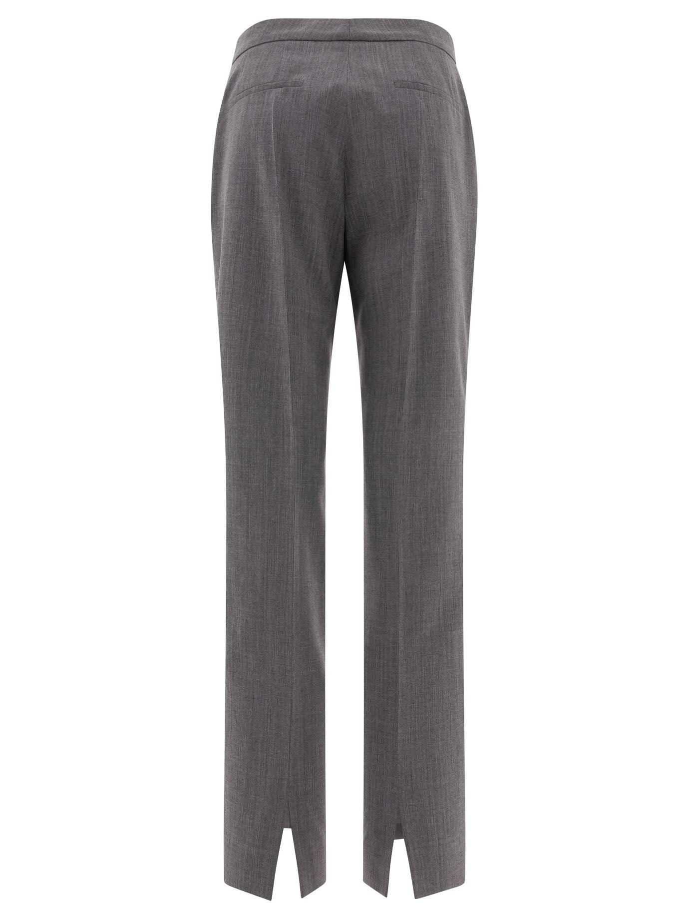Jil Sander Women's Wool Trousers in Grey