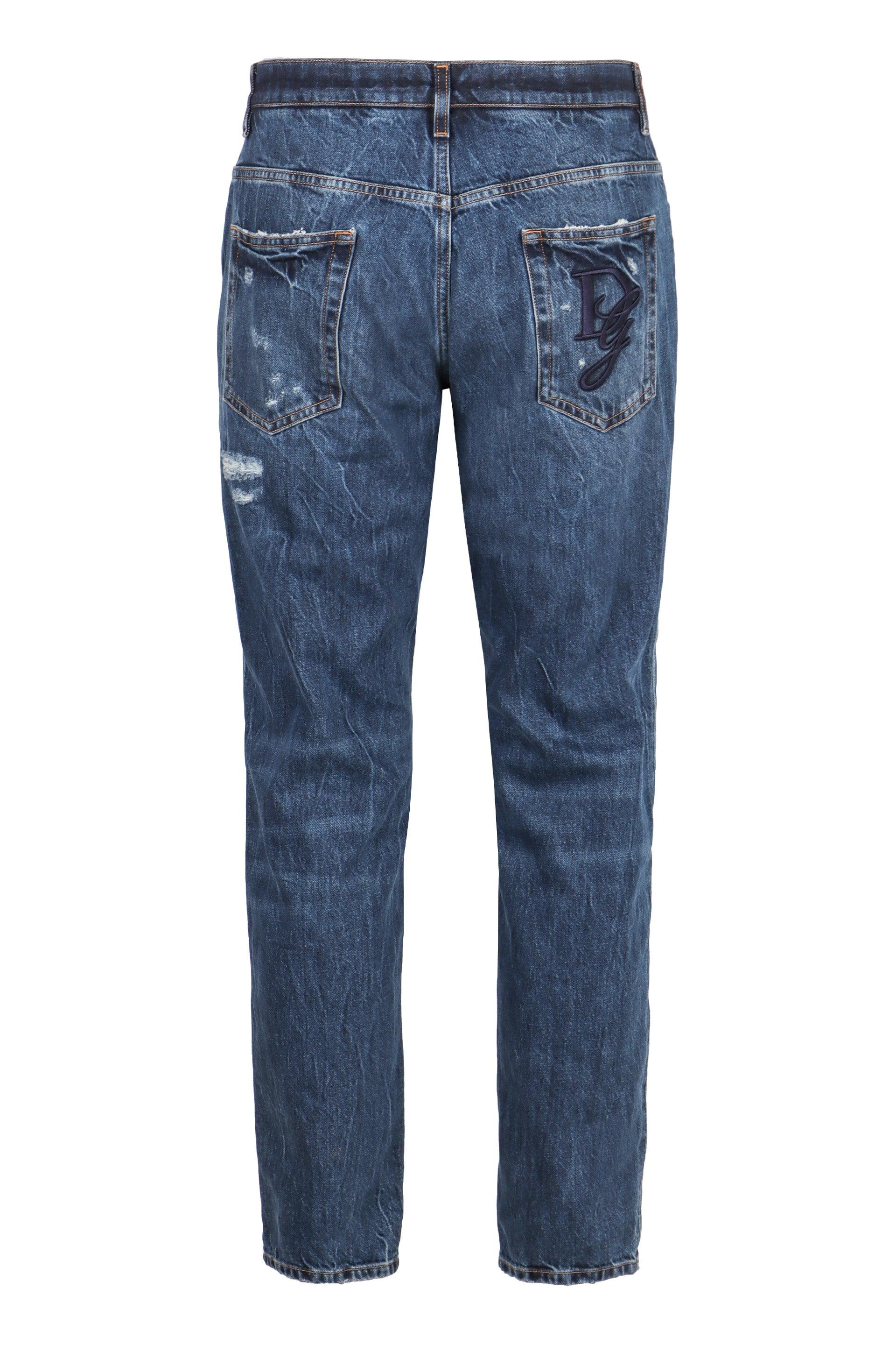 Dolce & Gabbana Men's Loose-Fit Jeans