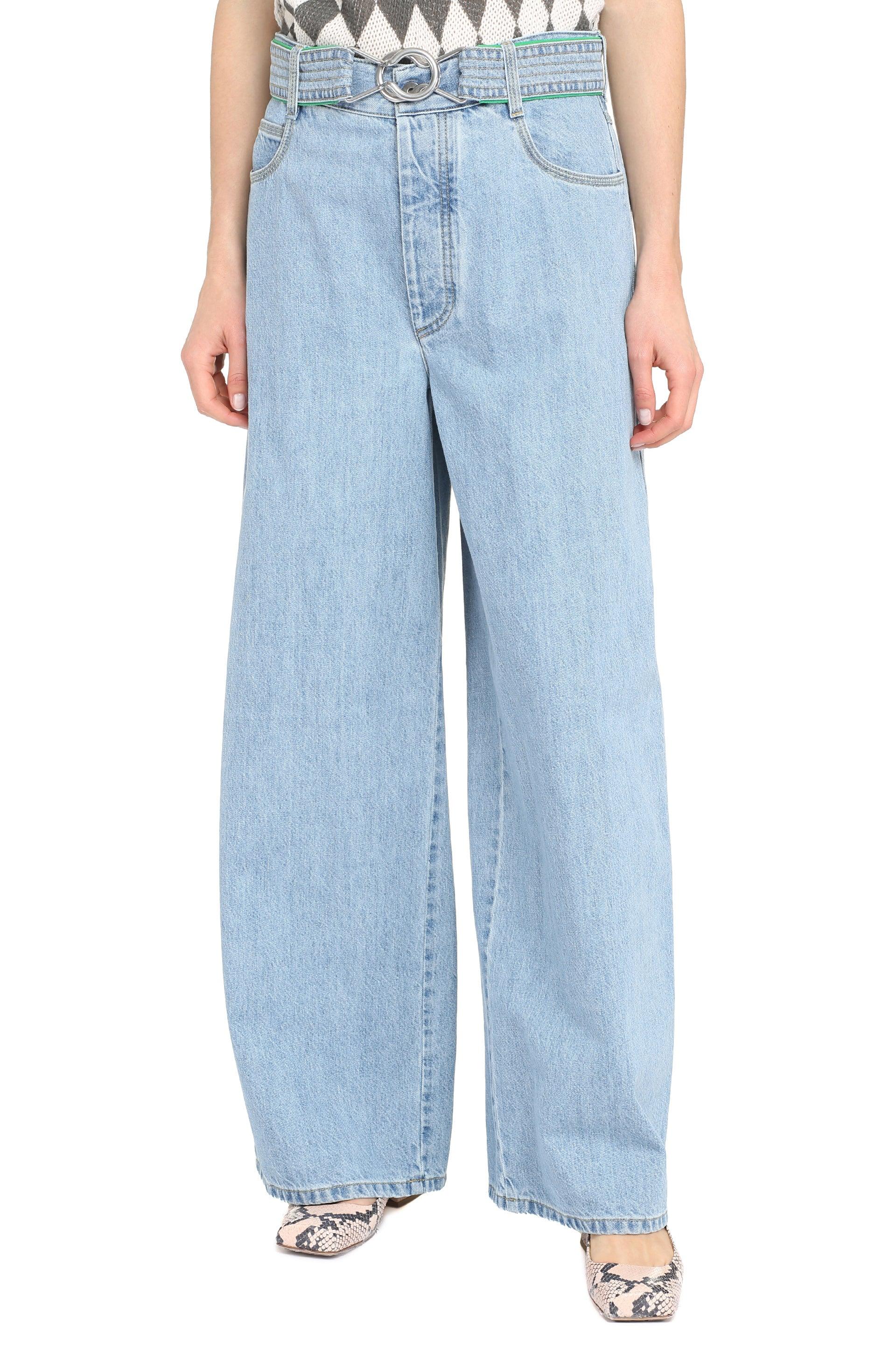 Bottega Veneta Women's Wide-Leg Jeans in Denim