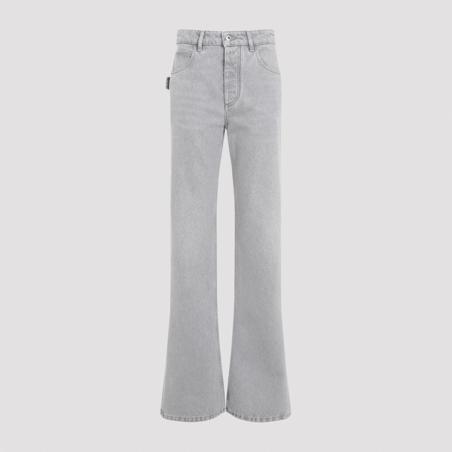 Bottega Veneta Women's Light Flared Jeans in Grey