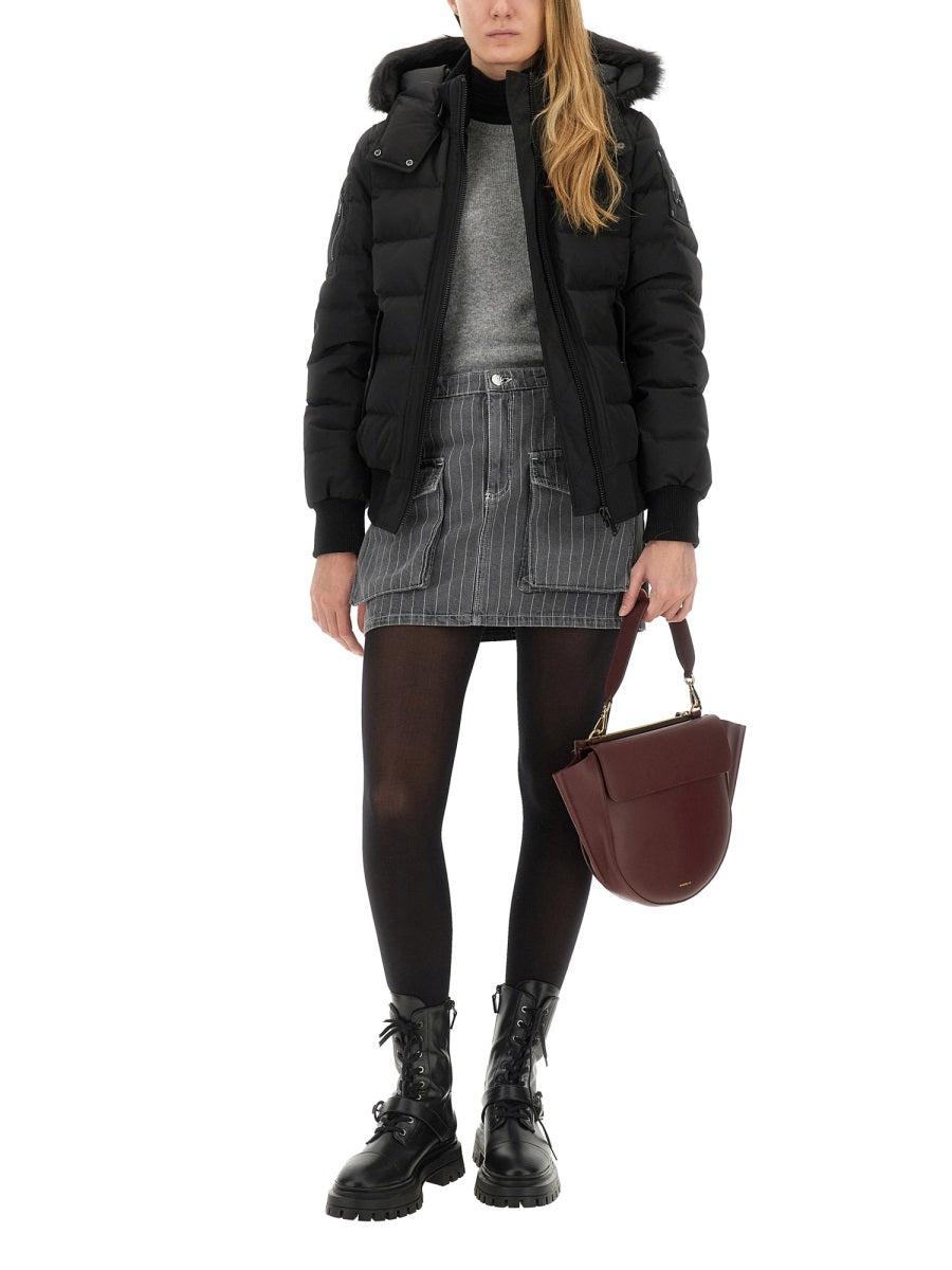 Moose Knuckles Women's Jacket With Logo in Black