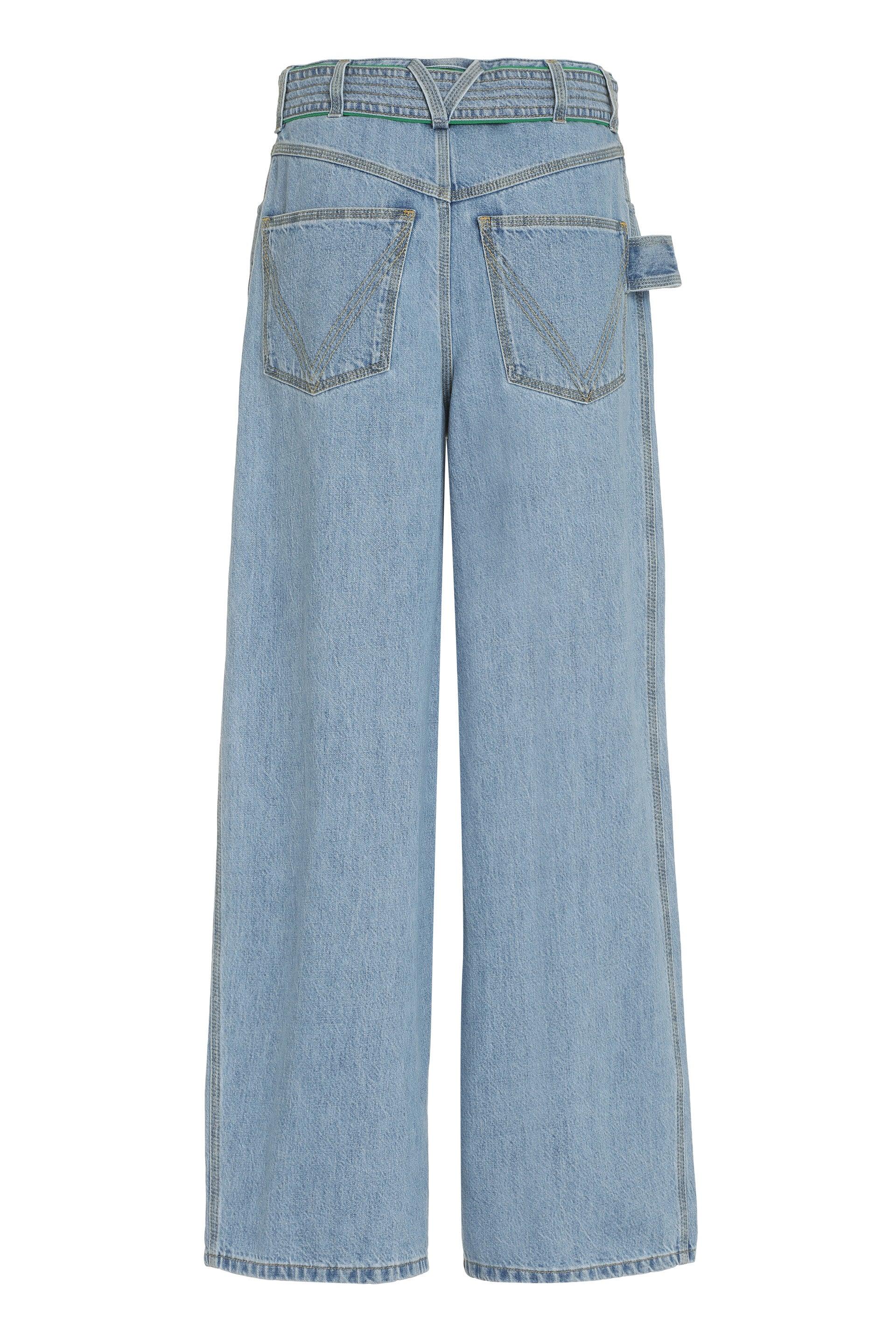 Bottega Veneta Women's Wide-Leg Jeans in Denim