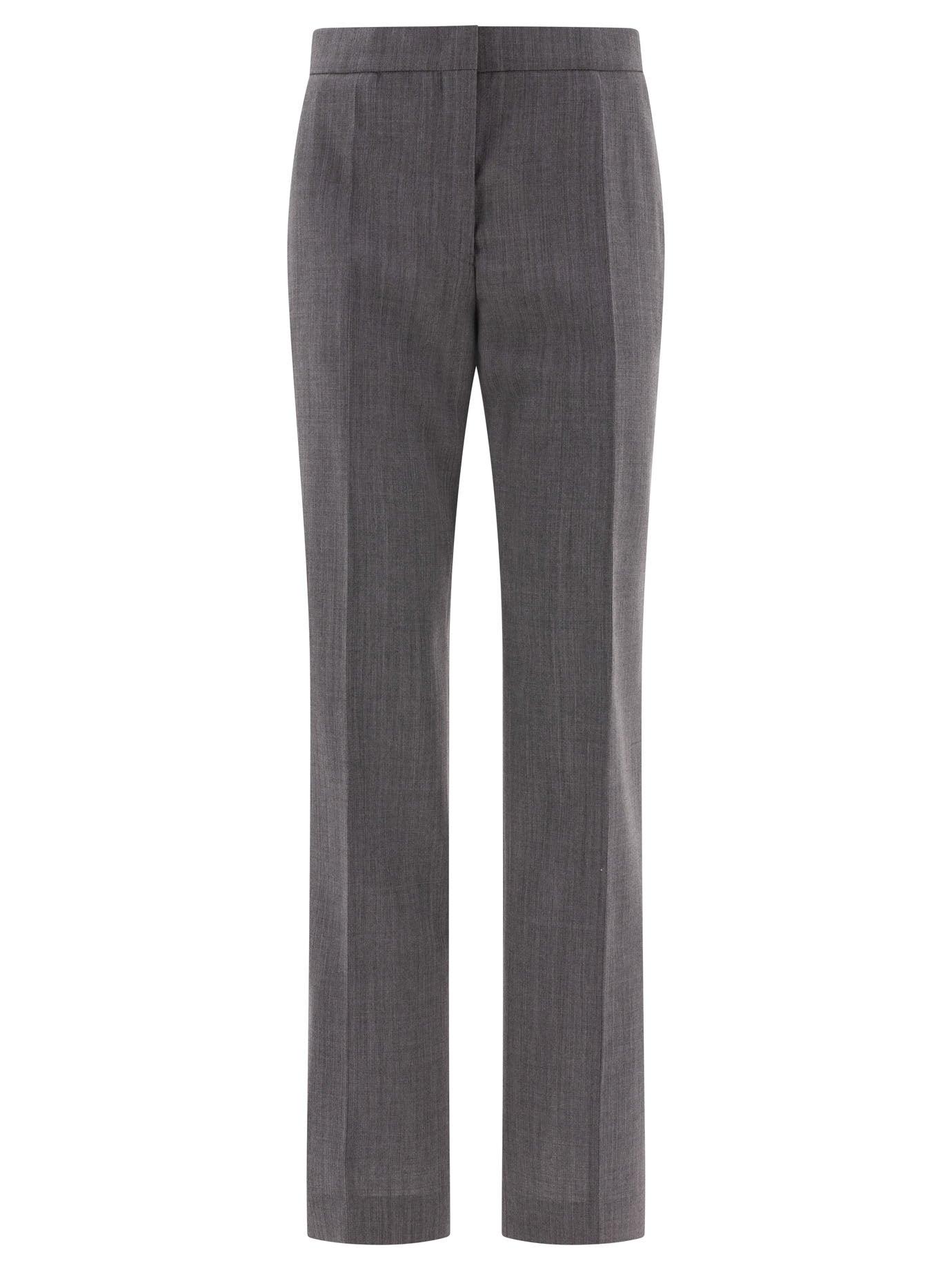Jil Sander Women's Wool Trousers in Grey
