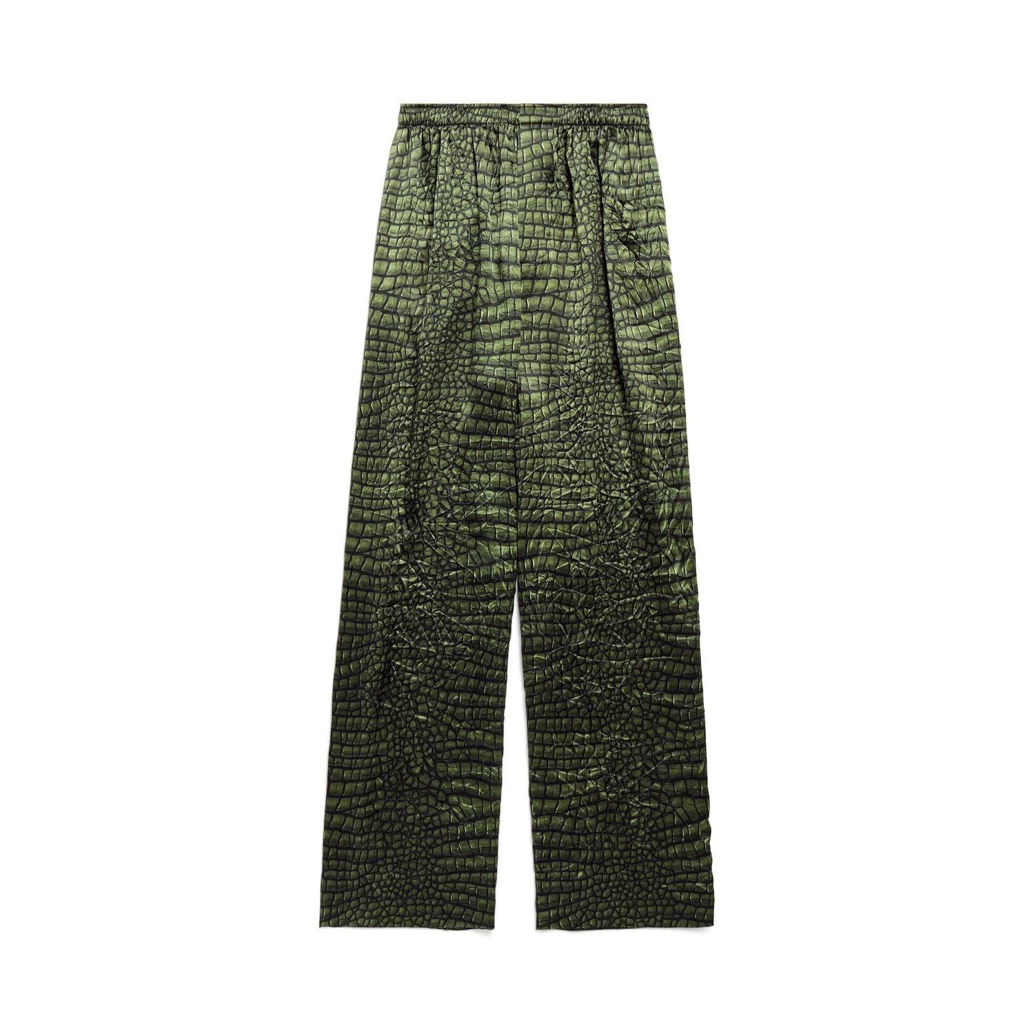 Balenciaga Women's Printed Silk Pajama Pants