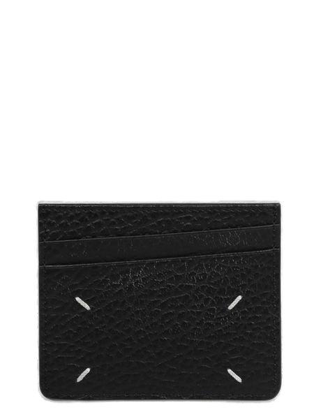 Maison Margiela Leather Card Holders in Black
