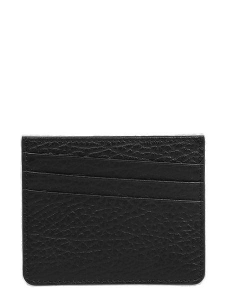 Maison Margiela Leather Card Holders in Black