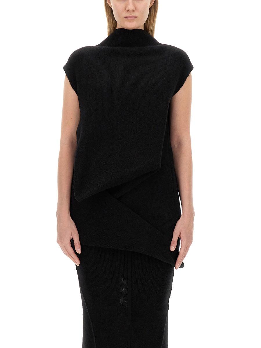 Rick Owens Women's Knitted Tops in Black