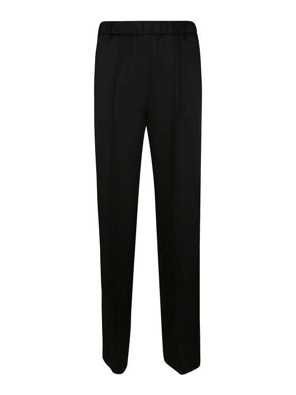 Jil Sander Cotton Pants Black