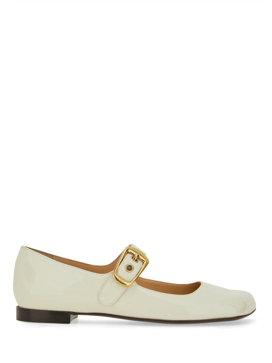 ChloÃ© Chloé Women's Polly Ballerina Sandal in Ivory