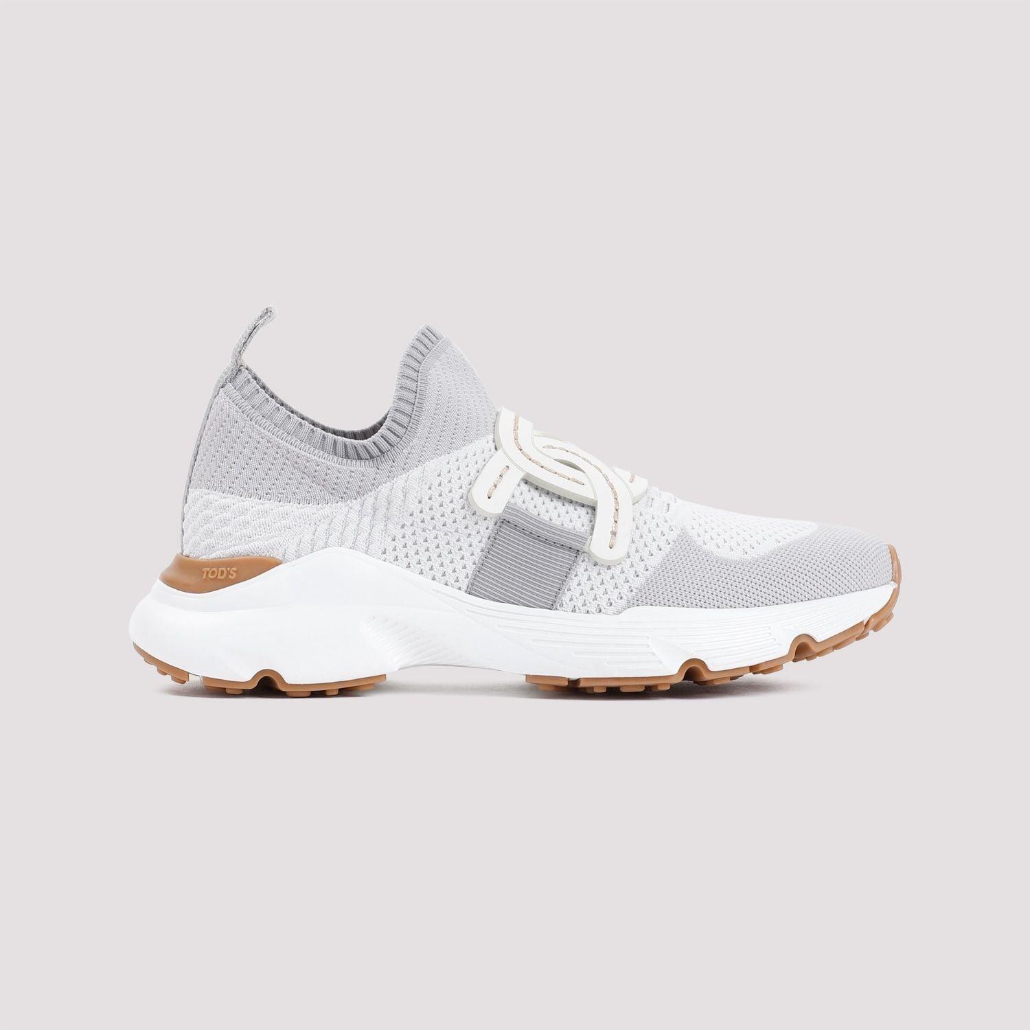 Tod's Women's Kate Knitted Sneakers in White
