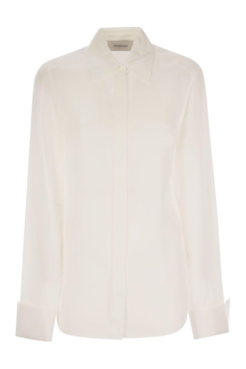 Max Mara Sportmax Women's Gemona - Crepe Shirt in White