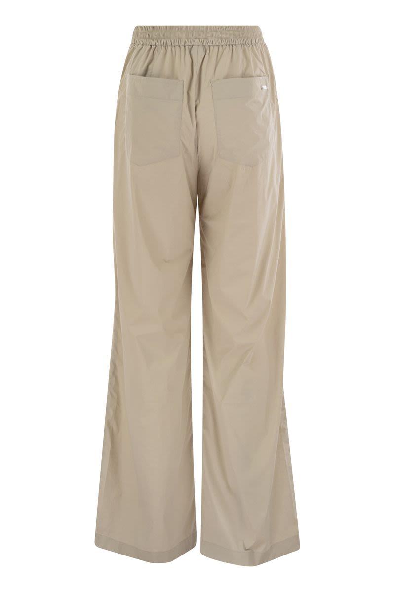 Herno Women's Stretch Nylon Trousers in Beige