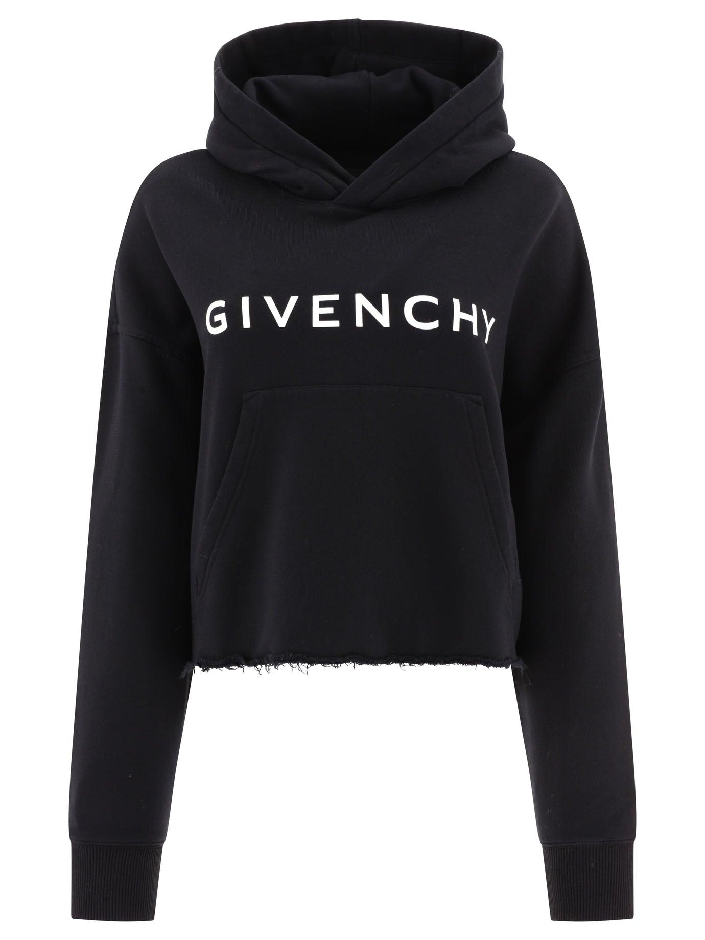 Givenchy Women's Sweatshirts and Cropped Hoodies in Black
