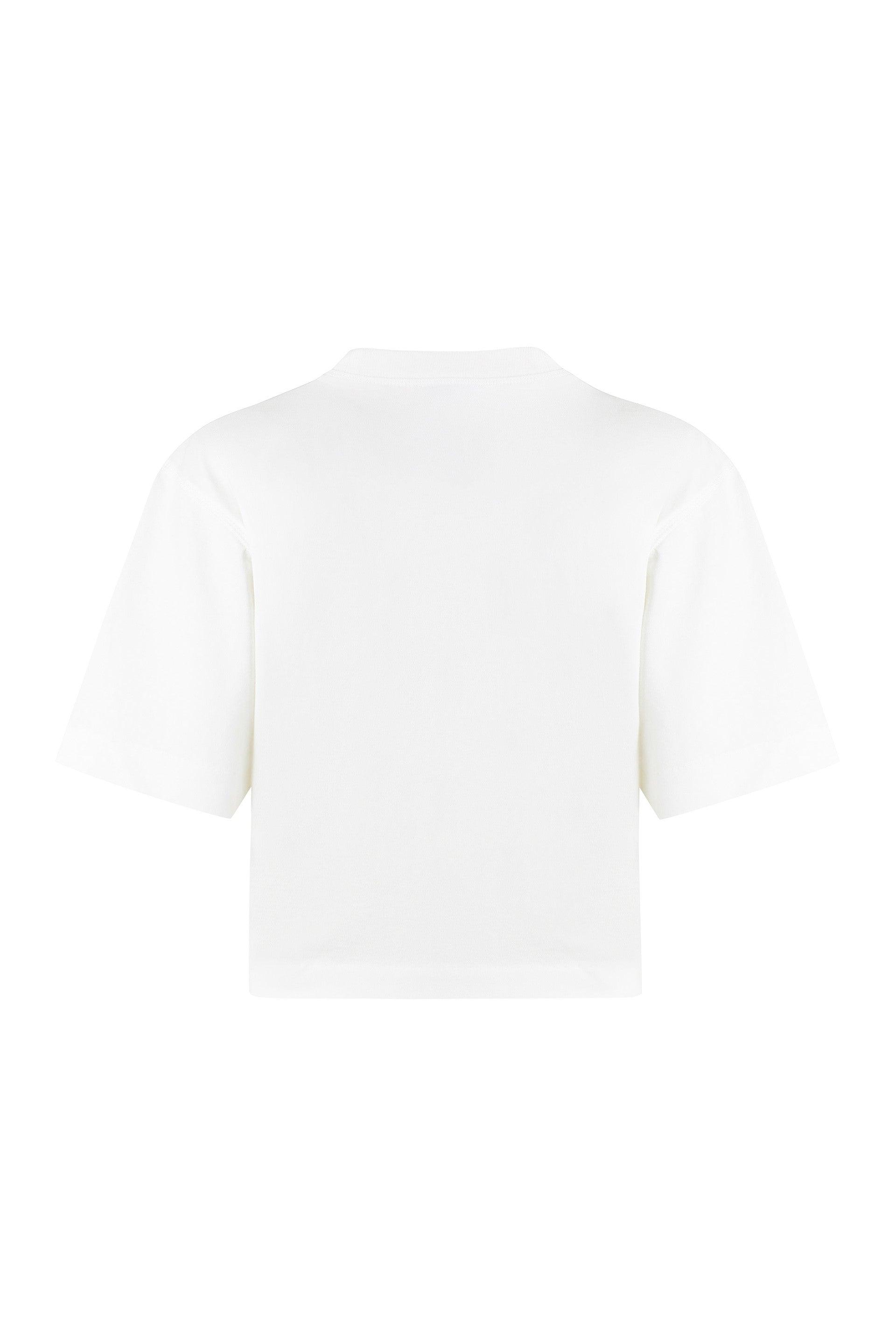 Off-White Women's Big Logo Bookish Crop Tee