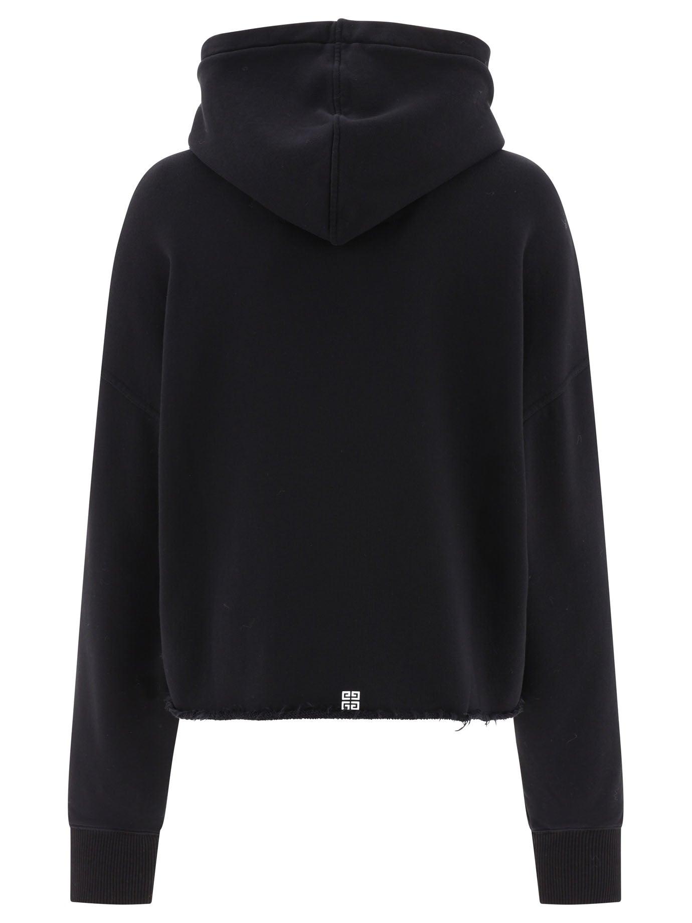 Givenchy Women's Sweatshirts and Cropped Hoodies in Black