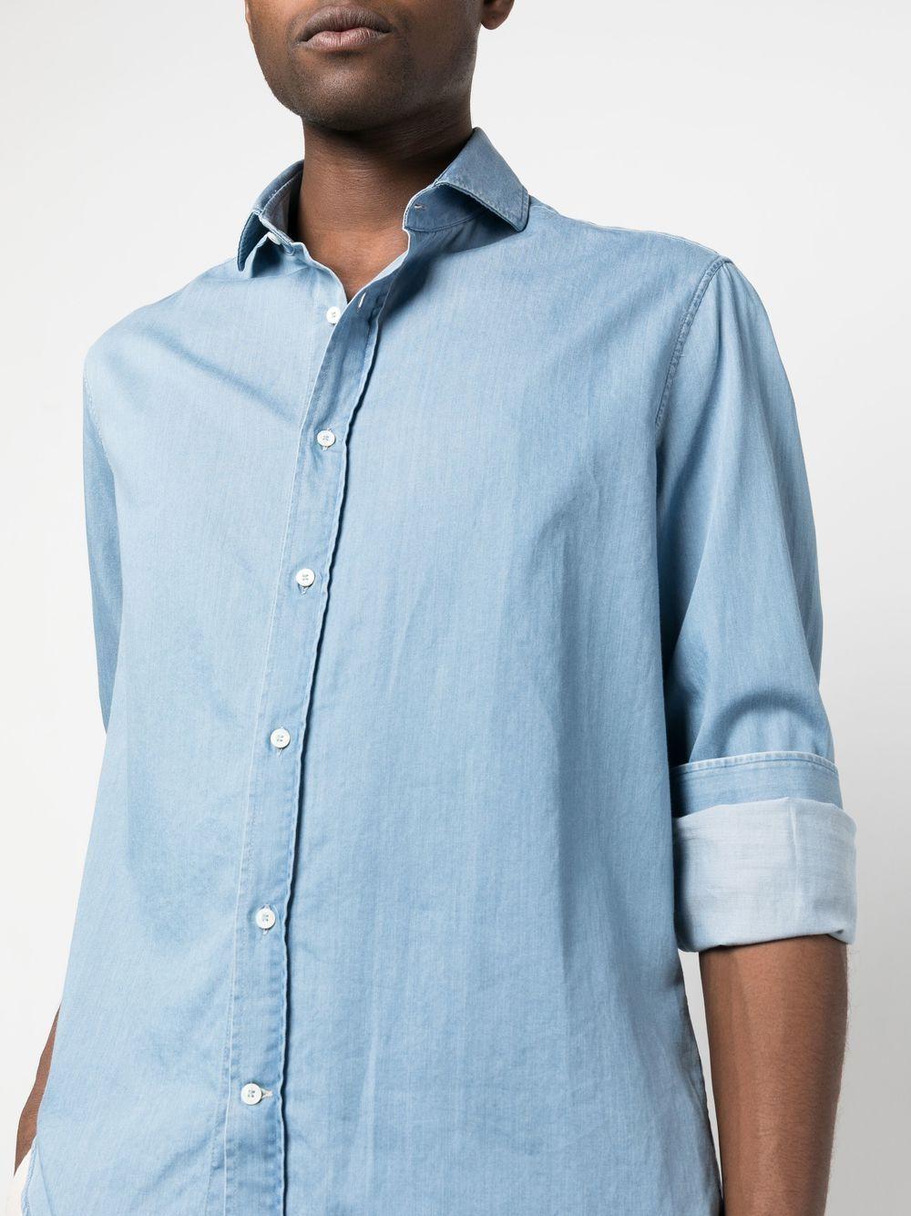 Brunello Cucinelli Buttoned Denim Shirt