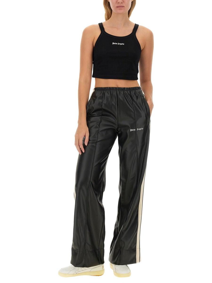 Palm Angels Women's Tank Tops and Logo Tops in Black and White