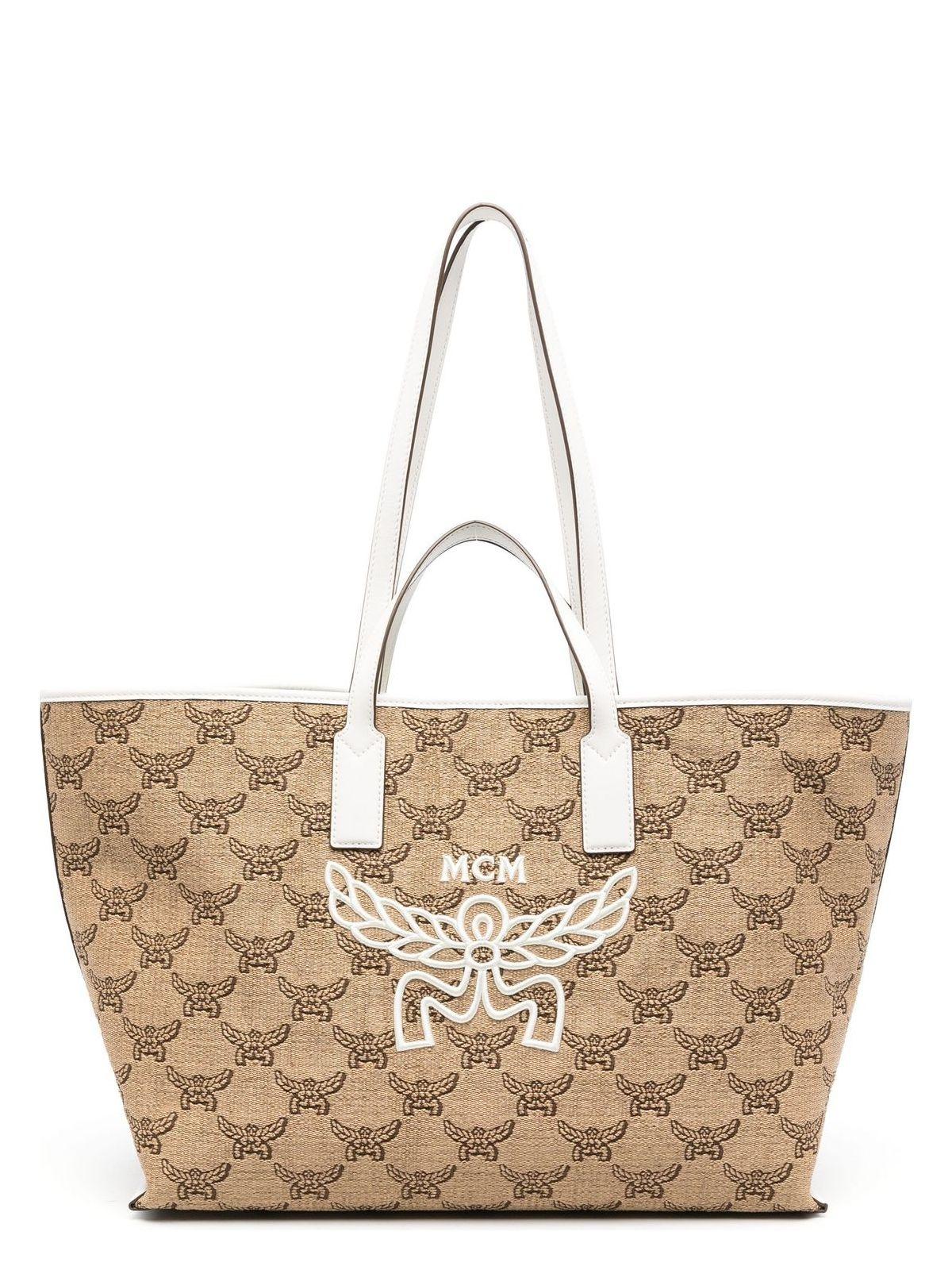 Mcm Women's Himmel OTH Shopper Medium Bag in Nude & Neutrals
