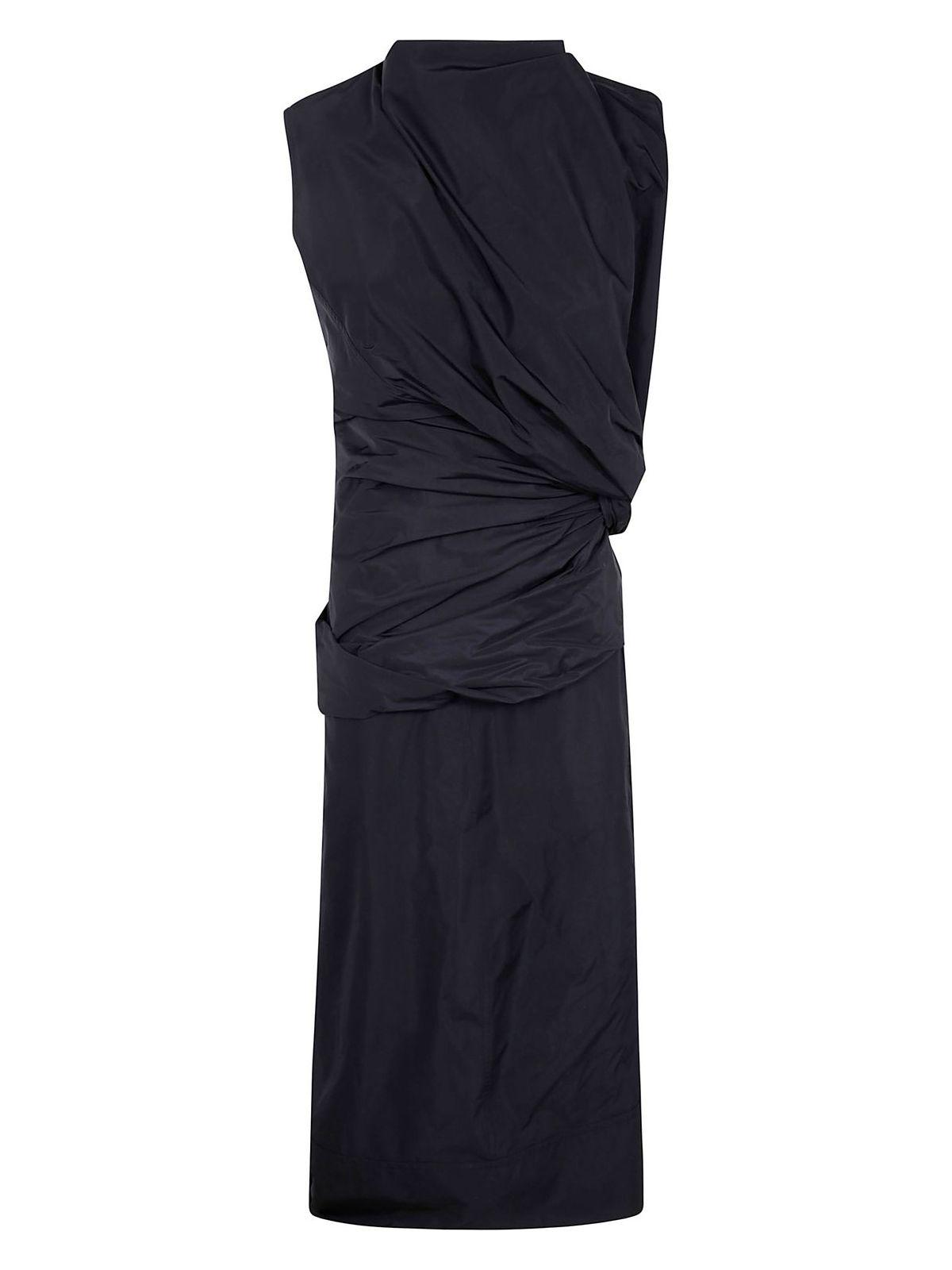 Jil Sander Women's Dress 194 in Black