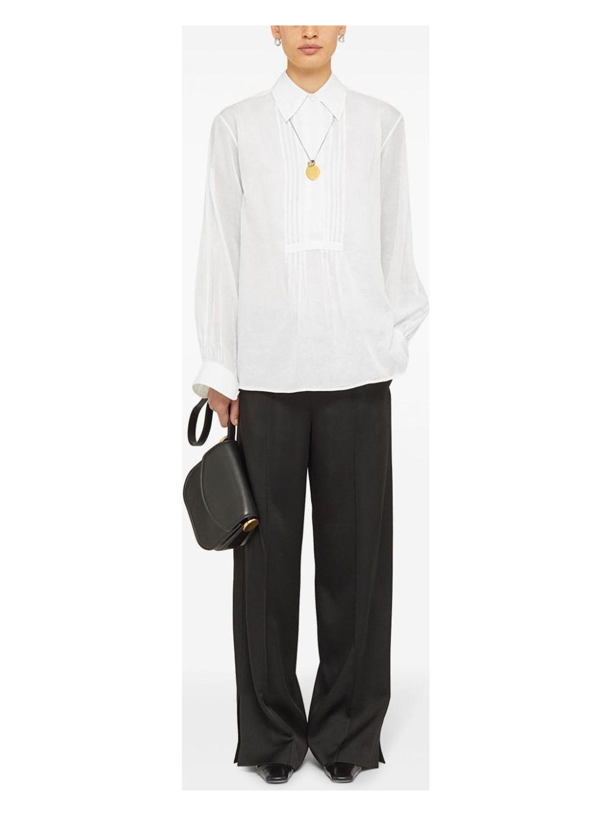 Jil Sander Women's Pleated Cotton Shirt
