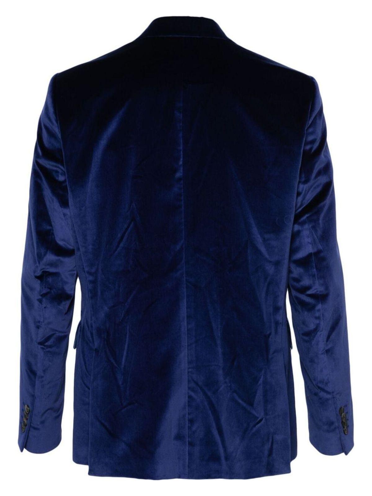 Paul Smith Men's Tailored Fit Two Buttons Jacket in Blue