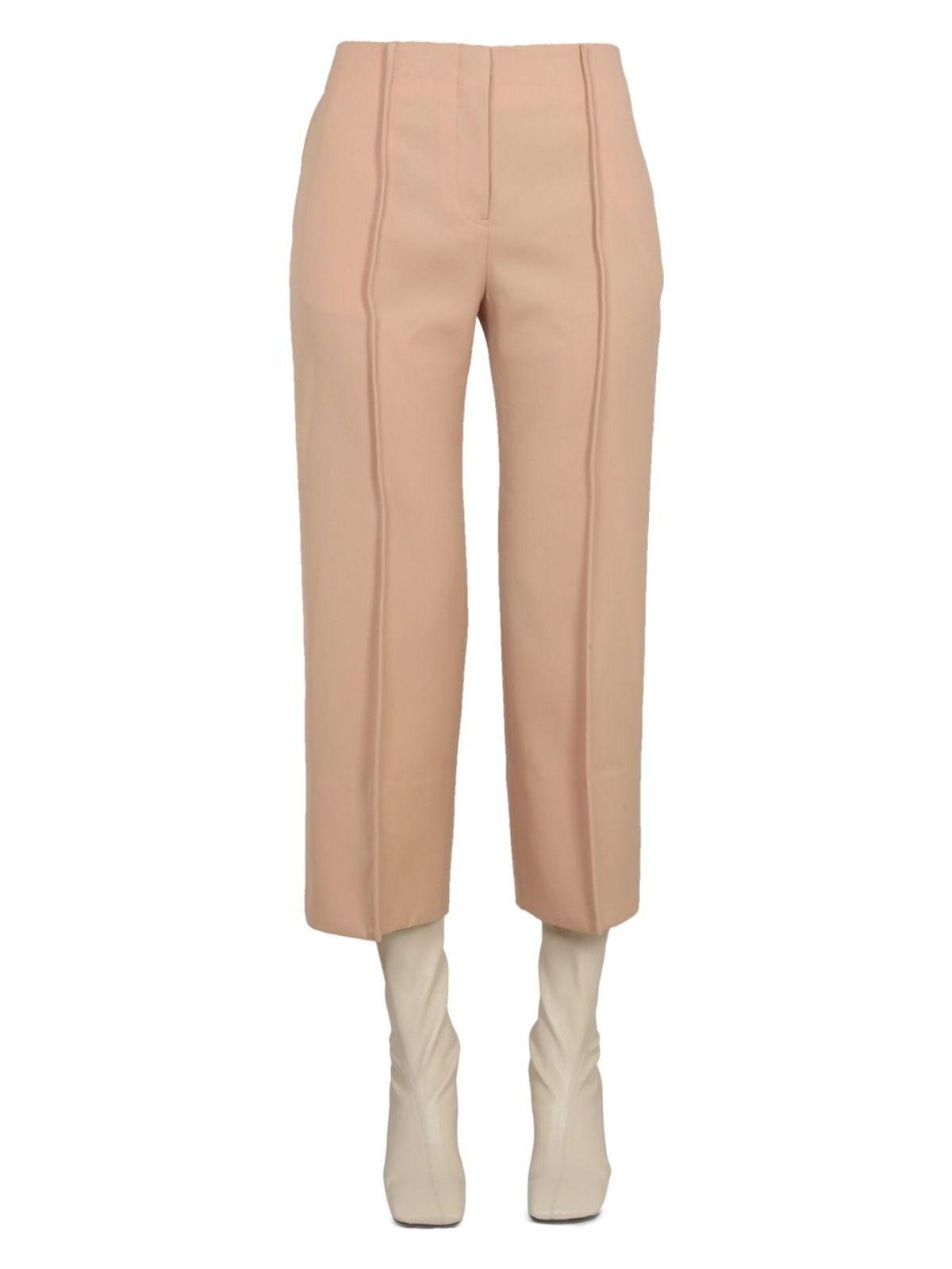 Jil Sander Women's Wool Pants in Beige