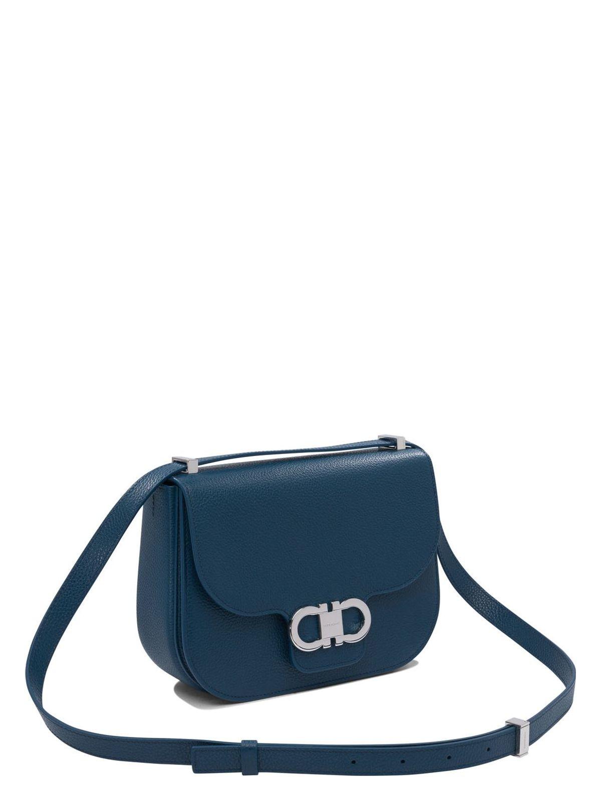 Ferragamo Women's Crossbody Bags in Blue