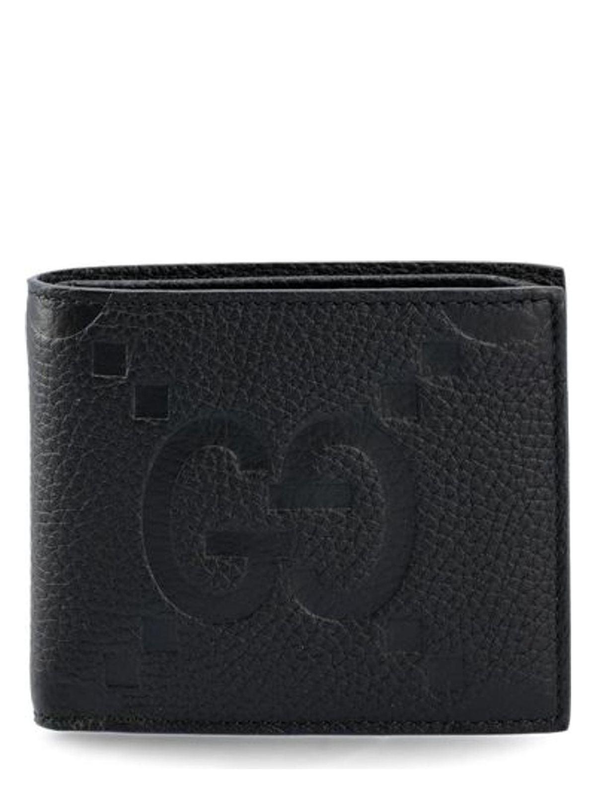 Gucci Men's Jumbo GG Wallet in Black