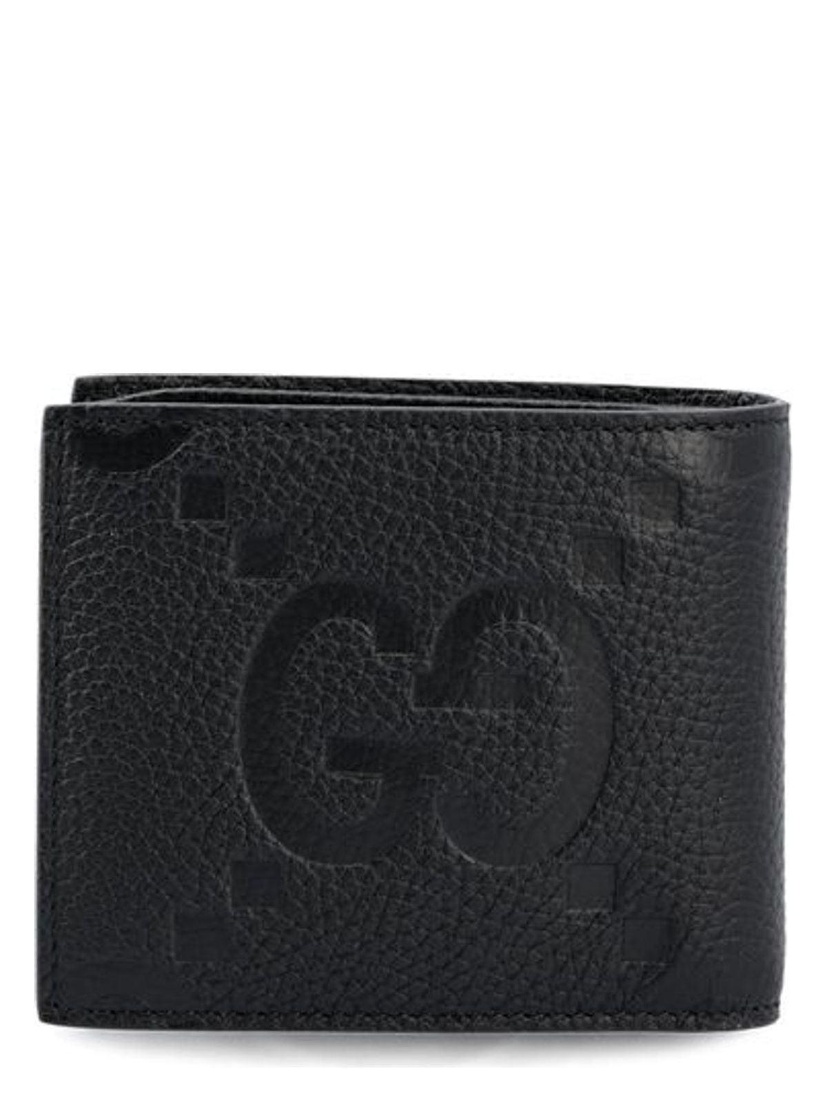 Gucci Men's Jumbo GG Wallet in Black