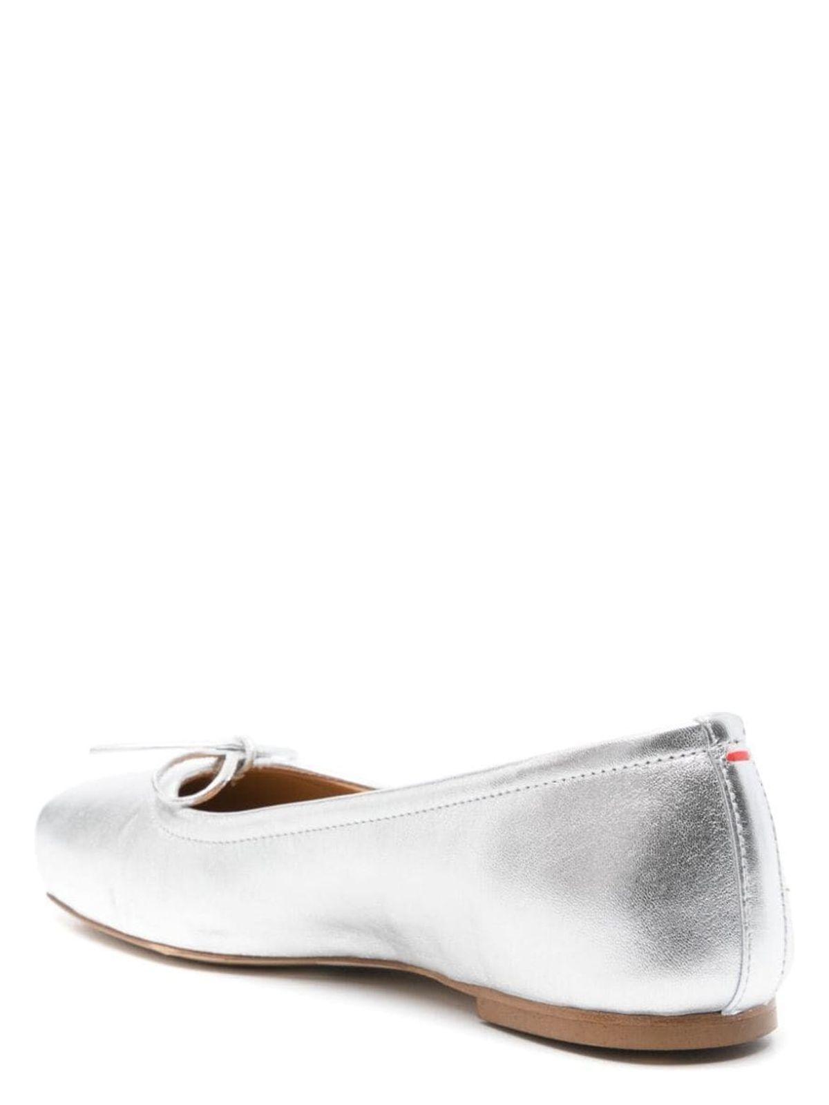 Aeyde Women's Gabriella Laminated Nappa Leather in Metallic