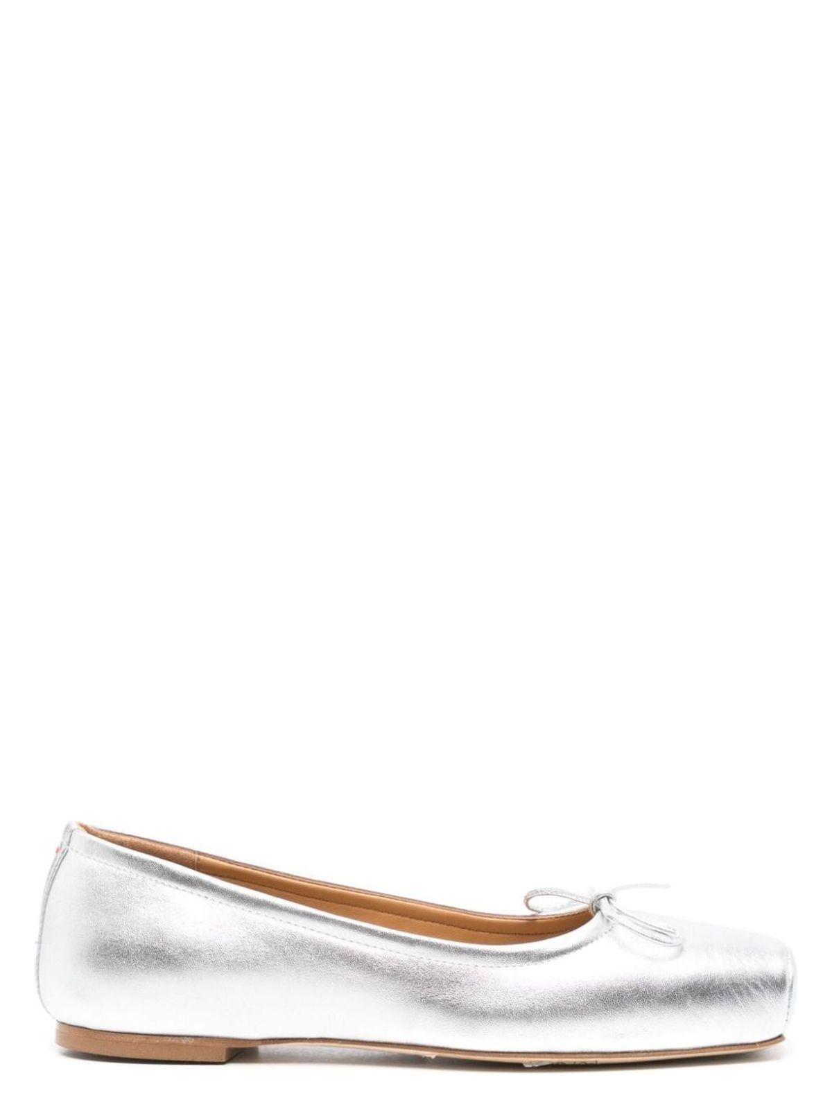 Aeyde Women's Gabriella Laminated Nappa Leather in Metallic