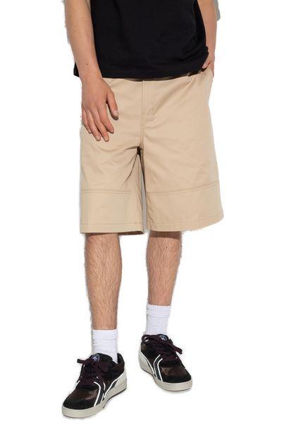 Palm Angels High Waist Logo Shorts