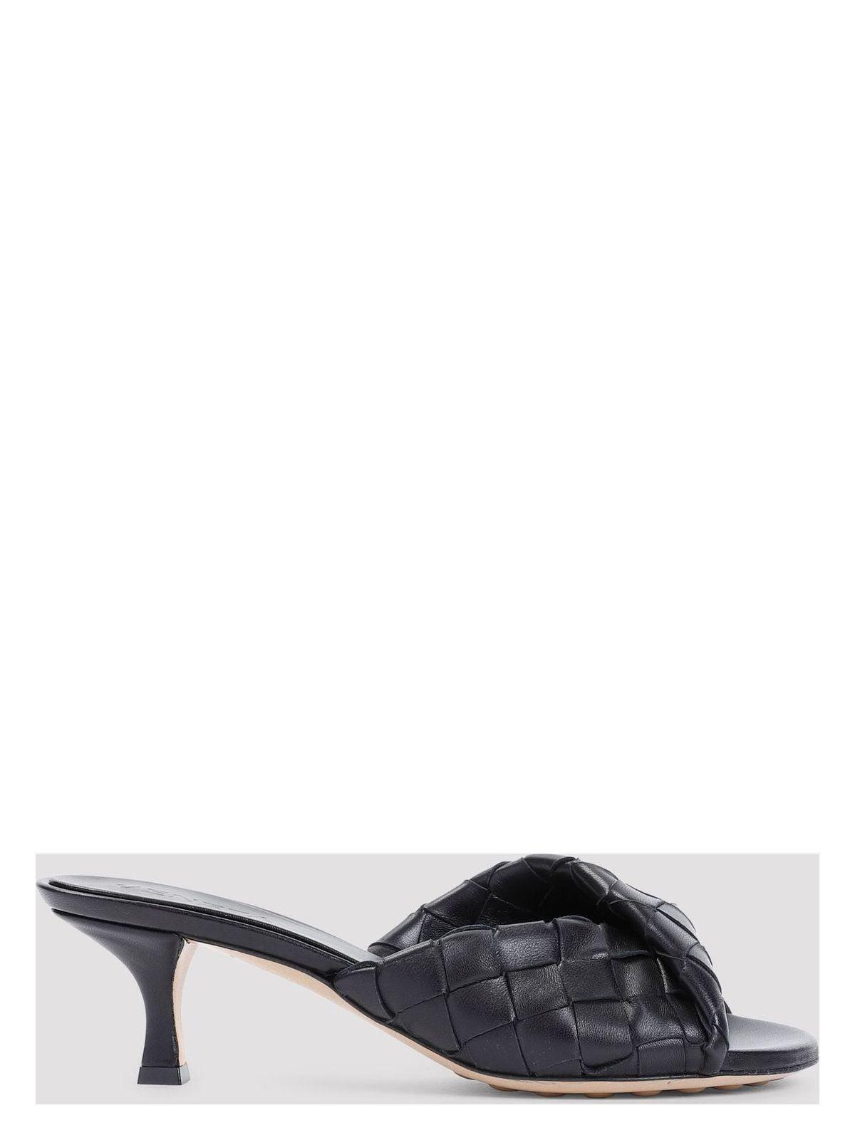 Bottega Veneta Women's Blink Leather Mules in Black