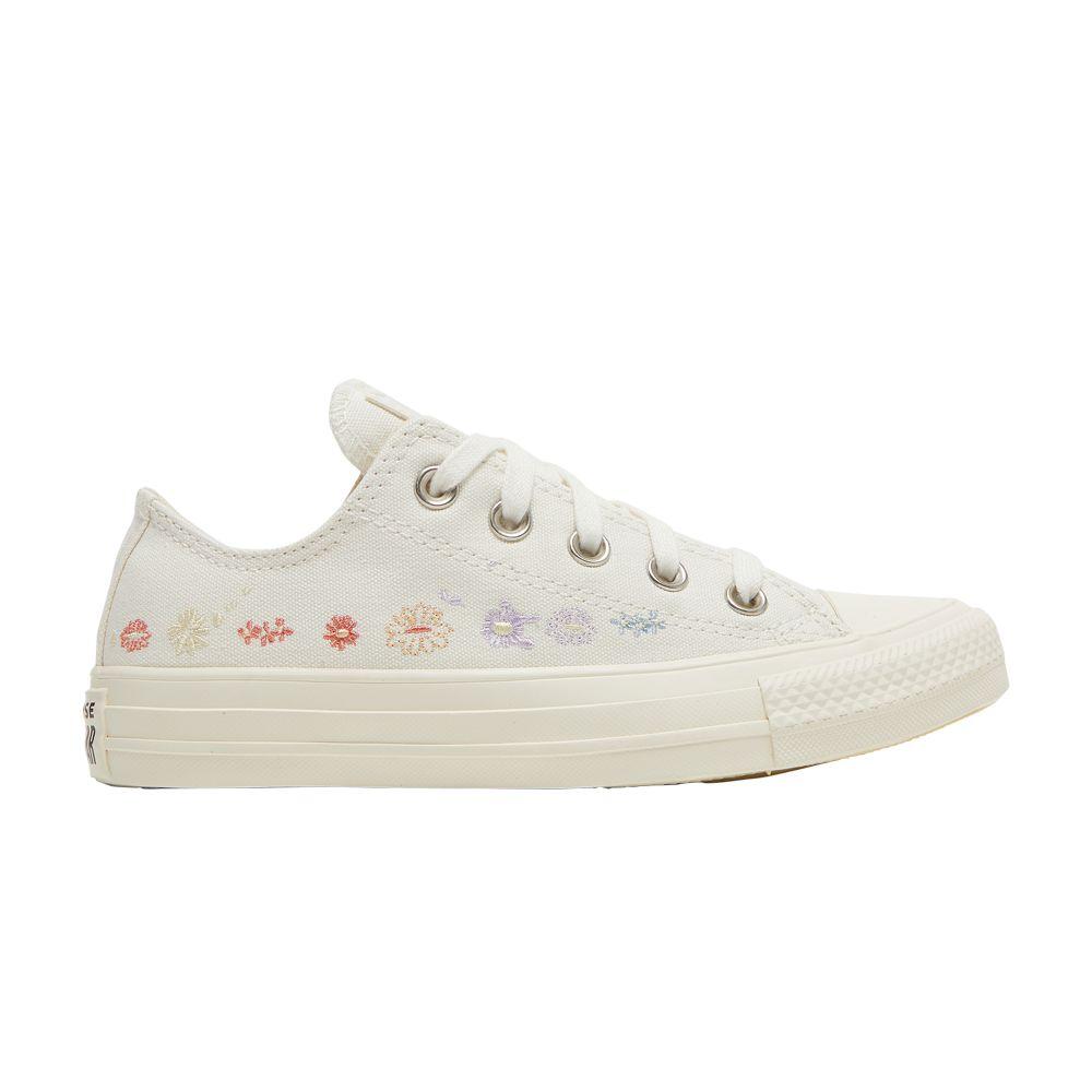 Converse Chuck Taylor All Star Low 'Embroidered Floral - Egret'