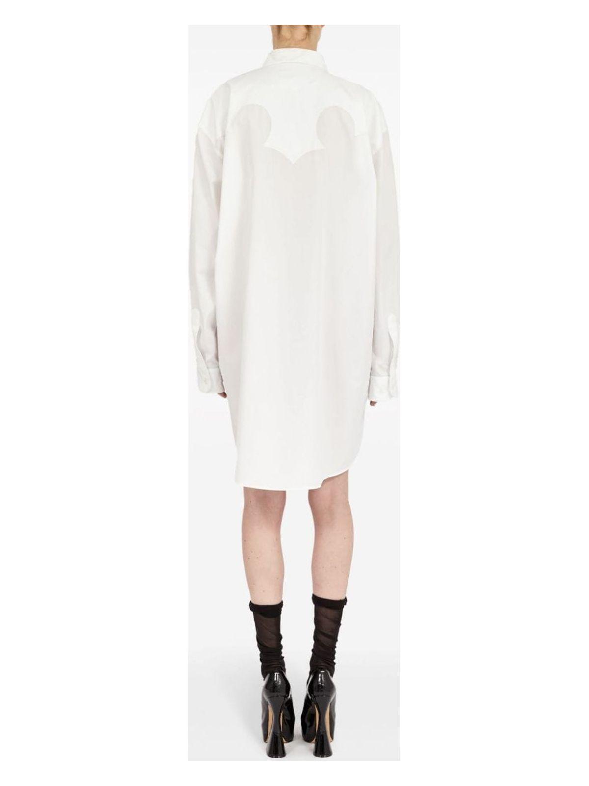 Maison Margiela Women's Shirt Dress in White
