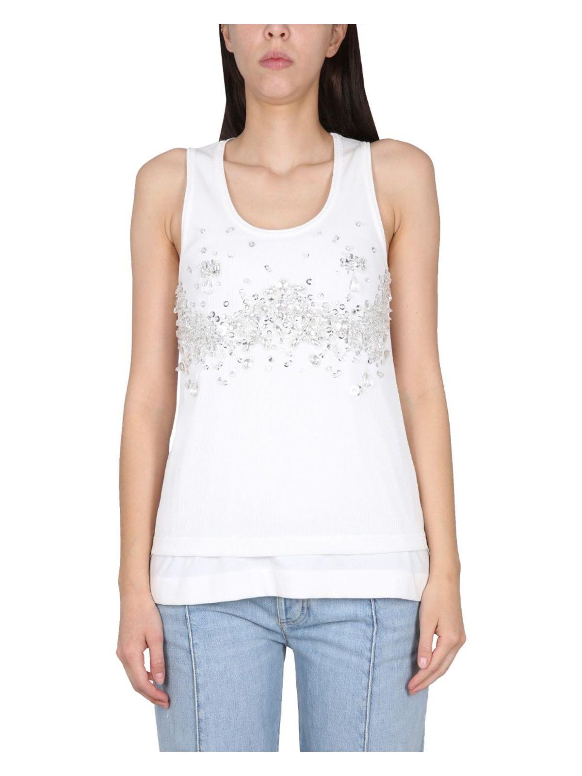 Bottega Veneta Women's Jersey Top in White