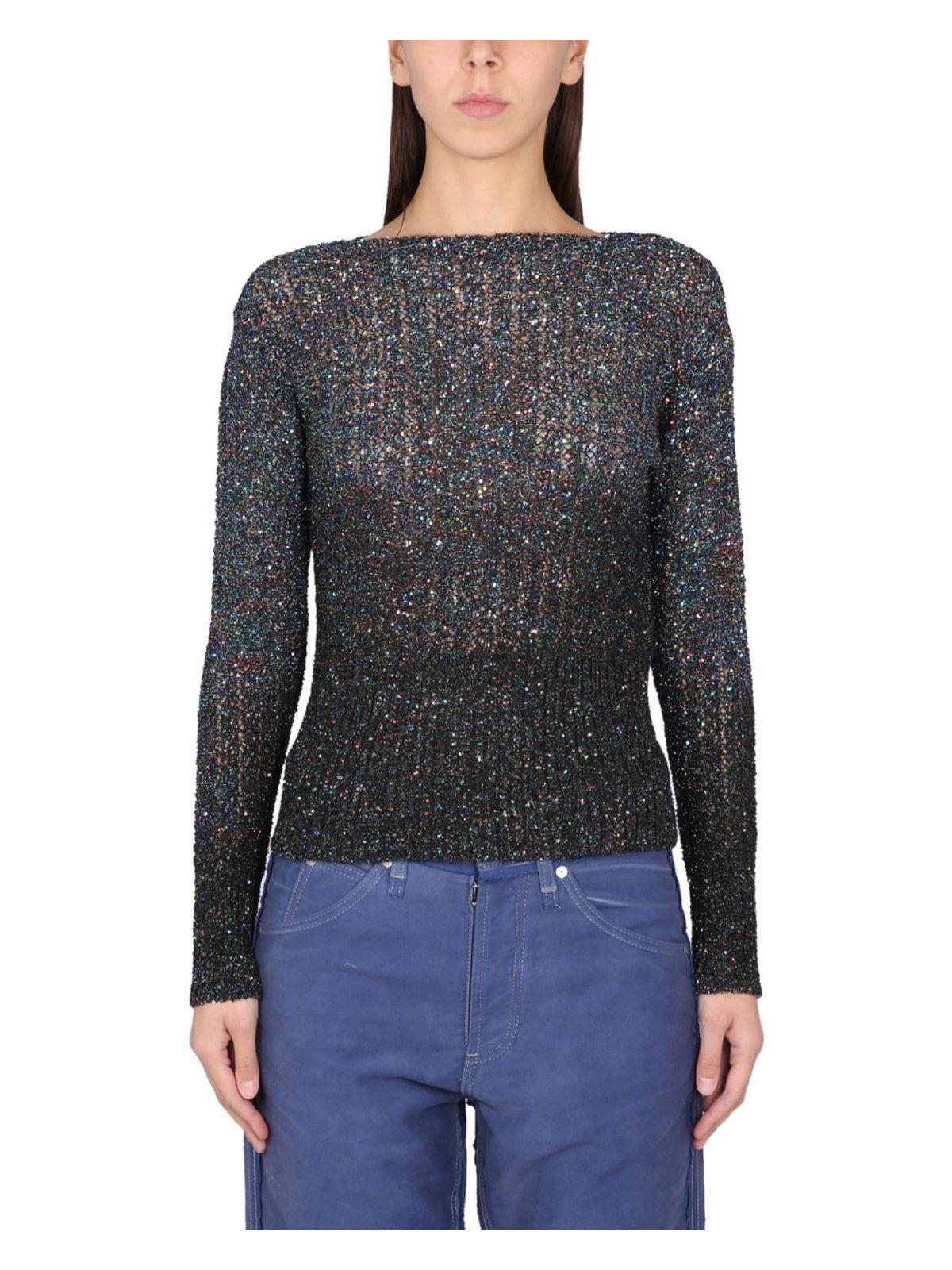 Maison Margiela Women's Sequined Shirt in Black